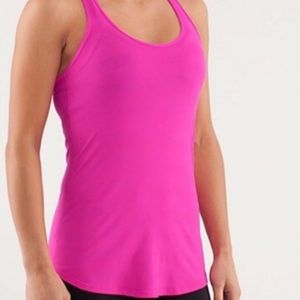 LULULEMON HOT PINK TANK.Adorable soft/stretchy/trendy material. Fits many sizes
